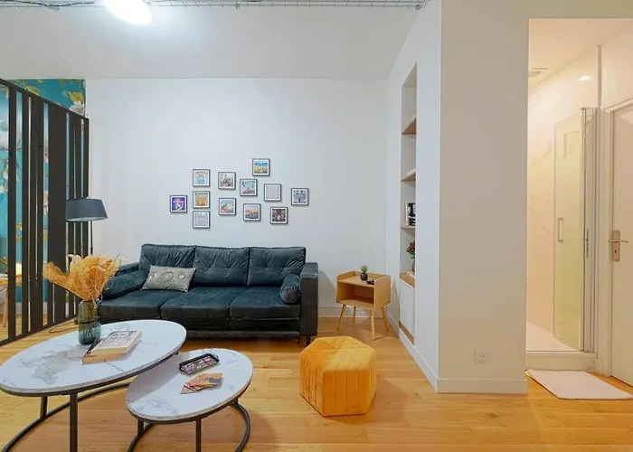 Apartmán Fresh & Floral - Large For 4 - Batignolles Paříž
